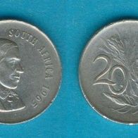 Südafrika 20 Cents 1965