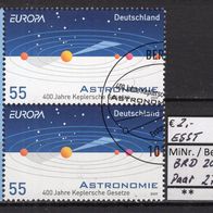 BRD / Bund 2009 Europa: Astronomie senkrechtes Paar MiNr. 2732 ESST Berlin