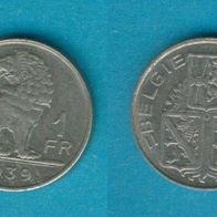 Belgien 1 Franken 1939 Belgie - Belgique