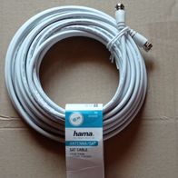 10m hama SAT-Kabel mit F- Steckern