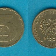 Polen 5 Zloty 1988