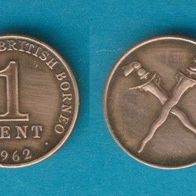 Malaya und Britisch-Borneo 1 Cent 1962