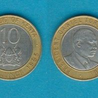 Kenia 10 Shillings 1995