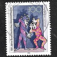 BRD Sondermarke " 100 Jahre Bund Deutscher Amateuttheater " Michelnr. 1626 o