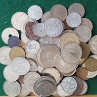 Ausland diverse internationale ca. 98 Stück Kleinmünzen s. Original-Scan