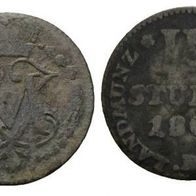 Altdeutschland 2 Kleinmünzen Jülich-Berg 2 x III Stuber 1802 / 1804 s. Scan