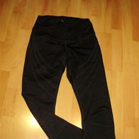 TCM Leggings blau grün Muster 7/8 Länge S