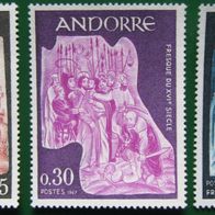 Andorra (Frz.) - 1967 - MiNr. 204 bis 206 / Satz - ungebraucht