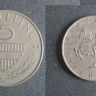 Münze Österreich: 5 Schilling 1973