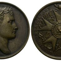 Frankreich Bronzemedaille Napoleon I. Bonaparte 41,40 mm. 35,83 g. s. Original-Scan