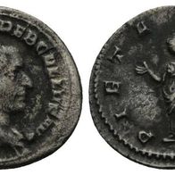 Römisches Kaiserreich Antoninian Trebonianus Gallus / Pieta, Original-Scan, RSC 63