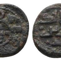 Ausland Mittelalter Kreuzfahrer Silber Kleinmünze o.J. 2,15 g., Original Scan