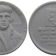 Deutschland Porzellan-Medaille 1983 Geburtstag Martin Luther 40,9 mm, 11,47 g.