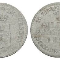 Altdeutschland Kleinmünzen Hessen 2 Stück Silbergroschen 1841/44sehr schöne Erhaltung