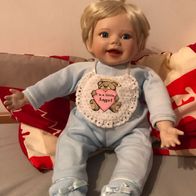 Kathy Hippensteel Künstlerpuppe Porzellan Ashton Drake I´m a little angel, wie neu