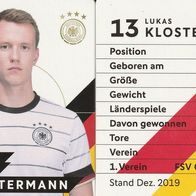 Nr. 13 " Lukas Klostermann " Rewe EM 2020