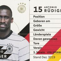 Nr. 15 " Antonio Rüdiger " Rewe EM 2020