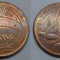 Brasilien 5 Centavos 2011 ## Le5