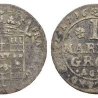Altdeutschland Kleinmünze Mariengroschen 1716 s. Scan, schöne Erhaltung