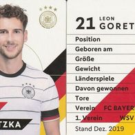 Nr. 21 " Leon Goretzka " Rewe EM 2020