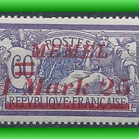 Memel MiNr. 27 y ungebraucht (3140 b/ T)
