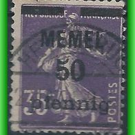 Memel MiNr. 23 a gestempelt (3171 b/ T)