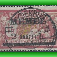 Memel MiNr. 28 y gestempelt (3174 b/ T)