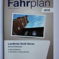 Fahrplanheft 15A des RMV (Rhein-Main-Verkehrsverbund), gültig ab 09.12.2018