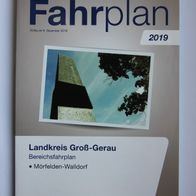 Fahrplanheft 15E des RMV (Rhein-Main-Verkehrsverbund), gültig ab 09.12.2018