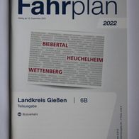 Fahrplanheft 6B des RMV (Rhein-Main-Verkehrsverbund), gültig ab 12.12.2021