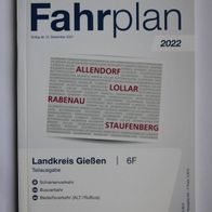 Fahrplanheft 6F des RMV (Rhein-Main-Verkehrsverbund), gültig ab 12.12.2021