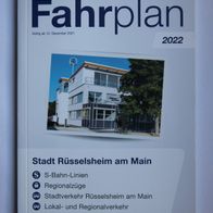 Fahrplanheft 15F des RMV (Rhein-Main-Verkehrsverbund), gültig ab 12.12.2021