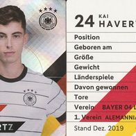 Nr. 24 " Kai Havertz " Rewe EM 2020 Glitzer