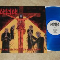 Deicide- Hang the Bitch On The Cross/ BLUE Vinyl LIVE LP Ltd 250 Obituary Death