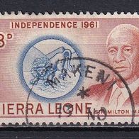 Sierra Leone, 1961, Unabhängigkeit, 1 Briefm., gest.