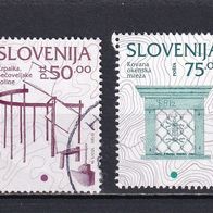 Slowenien, 1993, 1996, Mi. 55, 137, Kulturerbe, 2 Briefm., gest.