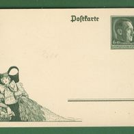 Deutsches Reich Ganzsache Postkarte Erntedanktag 1938 P.273 ungebraucht (50)