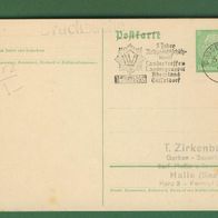 Deutsches Reich Ganzsache Postkarte 1938 Düsseldorf 15.5.1938 mit Zusatzstempel (60)