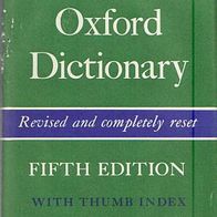 The Concise Oxford Dictionary, Fifth Edition