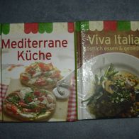 2x Viva Italia KochBuch Rezepte Mediterrane Küche Italien Pizza Antipasti NEU
