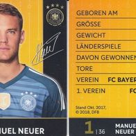 Nr. 1 " Manuel Neuer " Rewe EM 2018