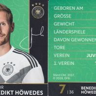Nr. 7 " Benedikt Höwedes " Rewe EM 2018