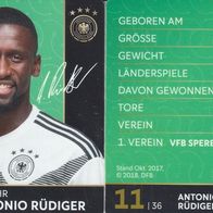 Nr. 11 " Antonio Rüdiger " Rewe EM 2018