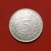 5 DMark Silberadler - Heiermann 1973 F Münze in 625er Silber