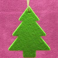 NEU: Filz Anhänger Weihnachtsbaum 10 cm grün Tannen Baum Schmuck Weihnachten