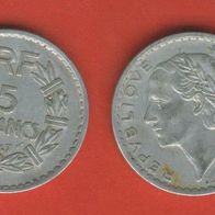 Frankreich 5 Francs 1947 B