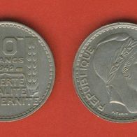 Frankreich 10 Francs 1949