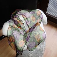 Schal ganz zart 16 x 90 cm sehr schöne Farben