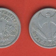 Frankreich 1 Franc 1944