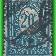 Oberschlesien MiNr. 6 b gestempelt (3514 b/ T)